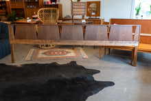 Load image into Gallery viewer, Restored Vintage Walnut King Headboard