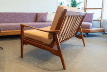 Load image into Gallery viewer, Restored Imperial Afromosia Loveseat