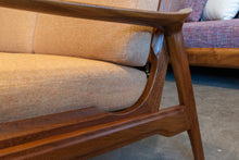 Load image into Gallery viewer, Restored Imperial Afromosia Loveseat