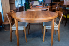Load image into Gallery viewer, Restored Teak Vejle Stole Mobelfabrik Table with Two Leaves