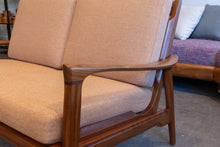 Load image into Gallery viewer, Restored Imperial Afromosia Loveseat