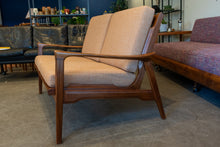 Load image into Gallery viewer, Restored Imperial Afromosia Loveseat