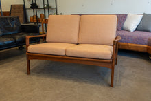 Load image into Gallery viewer, Restored Imperial Afromosia Loveseat