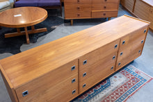 Load image into Gallery viewer, Vintage Teak Nine Drawer Dresser