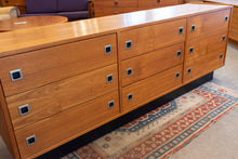 Load image into Gallery viewer, Vintage Teak Nine Drawer Dresser