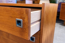 Load image into Gallery viewer, Vintage Teak Nine Drawer Dresser