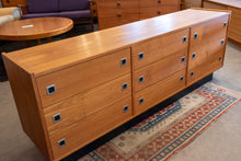 Load image into Gallery viewer, Vintage Teak Nine Drawer Dresser