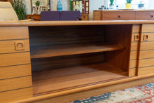 Load image into Gallery viewer, Vintage Danish Teak Media Cabinet/Low Sideboard