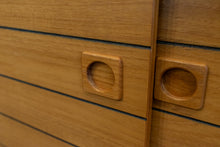 Load image into Gallery viewer, Vintage Danish Teak Media Cabinet/Low Sideboard