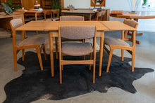 Load image into Gallery viewer, Restored Vintage Square Draw Leaf Dining Table