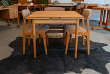 Load image into Gallery viewer, Restored Vintage Square Draw Leaf Dining Table