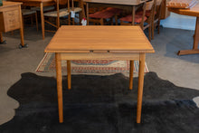 Load image into Gallery viewer, Restored Vintage Square Draw Leaf Dining Table