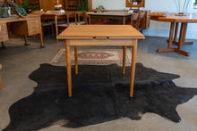 Load image into Gallery viewer, Restored Vintage Square Draw Leaf Dining Table