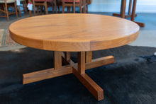 Load image into Gallery viewer, Restored Vintage Teak Round Coffee Table