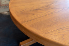 Load image into Gallery viewer, Restored Vintage Teak Round Coffee Table