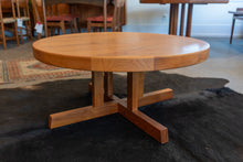 Load image into Gallery viewer, Restored Vintage Teak Round Coffee Table