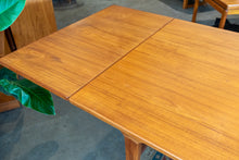 Load image into Gallery viewer, Vintage Teak Drawleaf Dining Table