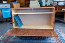 Load image into Gallery viewer, Vintage Teak Record Cabinet