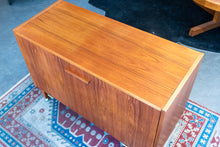 Load image into Gallery viewer, Vintage Teak Record Cabinet