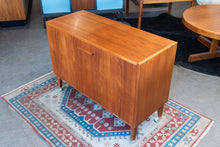 Load image into Gallery viewer, Vintage Teak Record Cabinet
