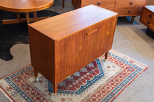 Load image into Gallery viewer, Vintage Teak Record Cabinet