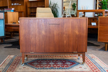 Load image into Gallery viewer, Vintage Teak Record Cabinet
