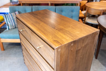 Load image into Gallery viewer, Restored Solid Birch Tallboy Dresser