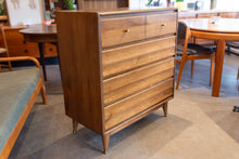 Load image into Gallery viewer, Restored Solid Birch Tallboy Dresser