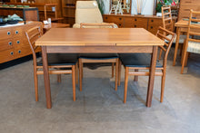 Load image into Gallery viewer, Restored Vintage Danish Teak Drawleaf Dining Table