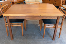 Load image into Gallery viewer, Restored Vintage Danish Teak Drawleaf Dining Table