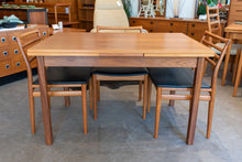 Load image into Gallery viewer, Restored Vintage Danish Teak Drawleaf Dining Table