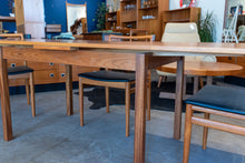 Load image into Gallery viewer, Restored Vintage Danish Teak Drawleaf Dining Table