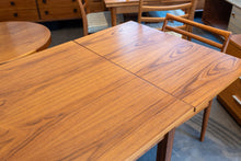 Load image into Gallery viewer, Restored Vintage Danish Teak Drawleaf Dining Table