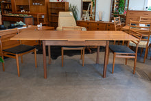 Load image into Gallery viewer, Restored Vintage Danish Teak Drawleaf Dining Table