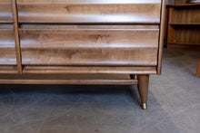 Load image into Gallery viewer, Restored Solid Birch Six Drawer Dresser