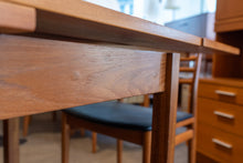 Load image into Gallery viewer, Restored Vintage Danish Teak Drawleaf Dining Table