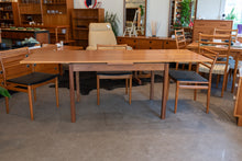 Load image into Gallery viewer, Restored Vintage Danish Teak Drawleaf Dining Table