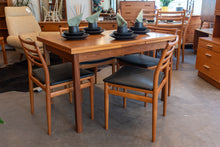 Load image into Gallery viewer, Restored Vintage Danish Teak Drawleaf Dining Table