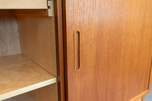 Load image into Gallery viewer, Vintage Poul Hundevad Teak Sideboard with Custom Teak Base