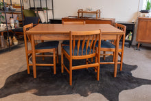 Load image into Gallery viewer, Restored Teak Drawleaf Dining Table