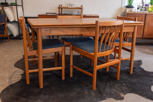 Load image into Gallery viewer, Restored Teak Drawleaf Dining Table