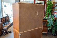 Load image into Gallery viewer, Vintage Swedish Teak Cabinet with Mirrored Topper