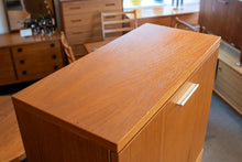 Load image into Gallery viewer, Vintage Swedish Teak Cabinet with Mirrored Topper