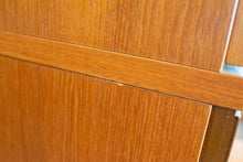 Load image into Gallery viewer, Vintage Swedish Teak Cabinet with Mirrored Topper