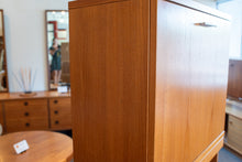 Load image into Gallery viewer, Vintage Swedish Teak Cabinet with Mirrored Topper