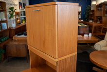 Load image into Gallery viewer, Vintage Swedish Teak Cabinet with Mirrored Topper