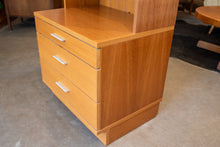 Load image into Gallery viewer, Vintage Swedish Teak Cabinet with Mirrored Topper