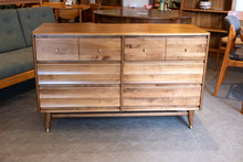 Load image into Gallery viewer, Restored Solid Birch Six Drawer Dresser