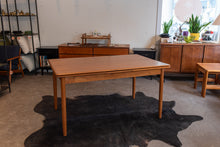Load image into Gallery viewer, Restored Teak Drawleaf Dining Table