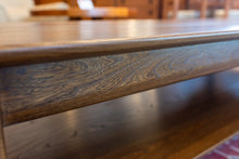 Load image into Gallery viewer, Vintage Solid Wood Elm Coffee Table with Lower Shelf